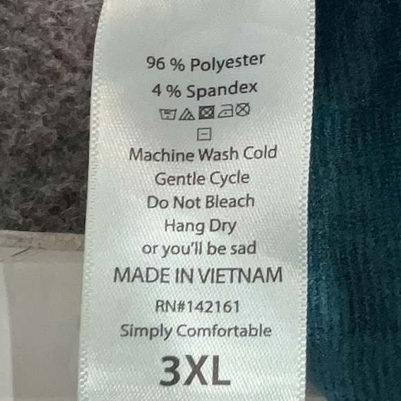 LuLaRoe Blue Teal Cassie Pencil Skirt Floral Print Stretchy Plus Size 3X - Picture 4 of 5
